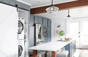How to Hide Washer and Dryer in Kitchen